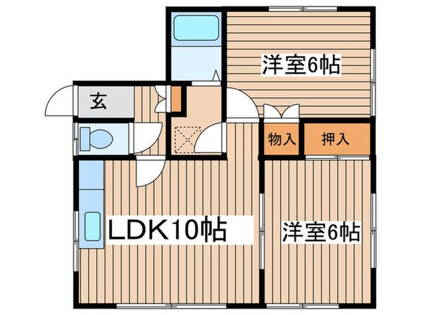 ハイセンスＳＵＧＡＷＡＲＡ１の物件間取画像